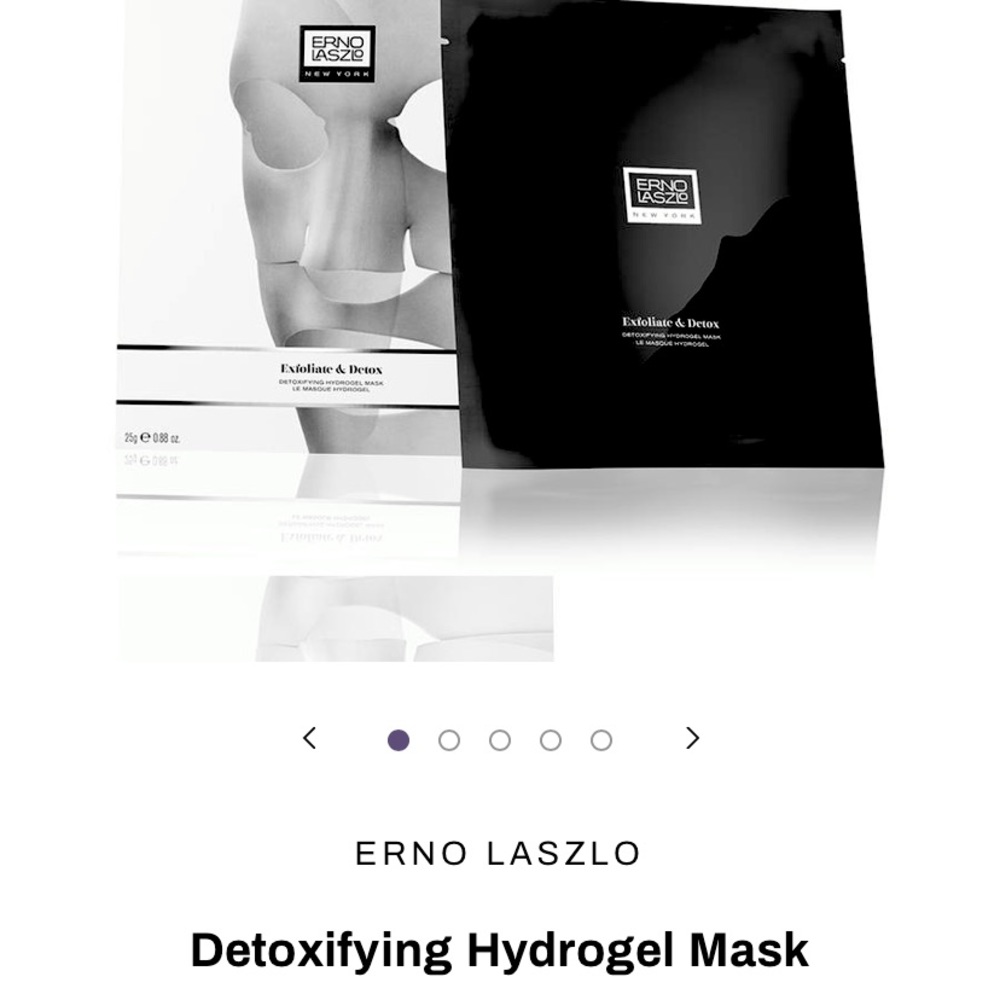Erno Laszlo Exfoliate & Detox Hydrogel Mask 🕶